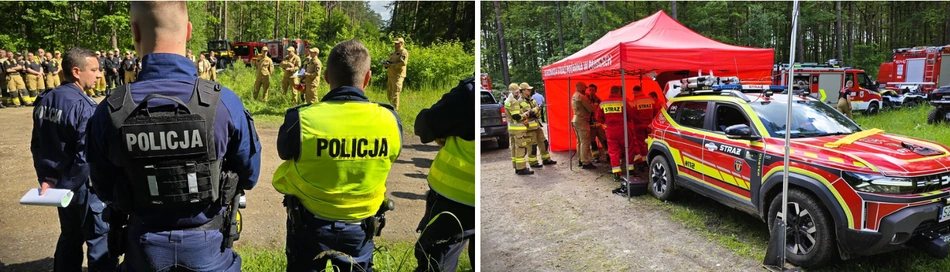 Gmina Lipie: Wielkie manewry służb w rejonie rezerwatu Szachownica