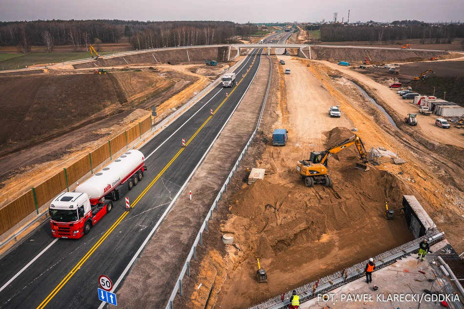 S1 Bieruń Oświęcim. Od 23 marca kierowcy jeżdżą tylko jedną jezdnią