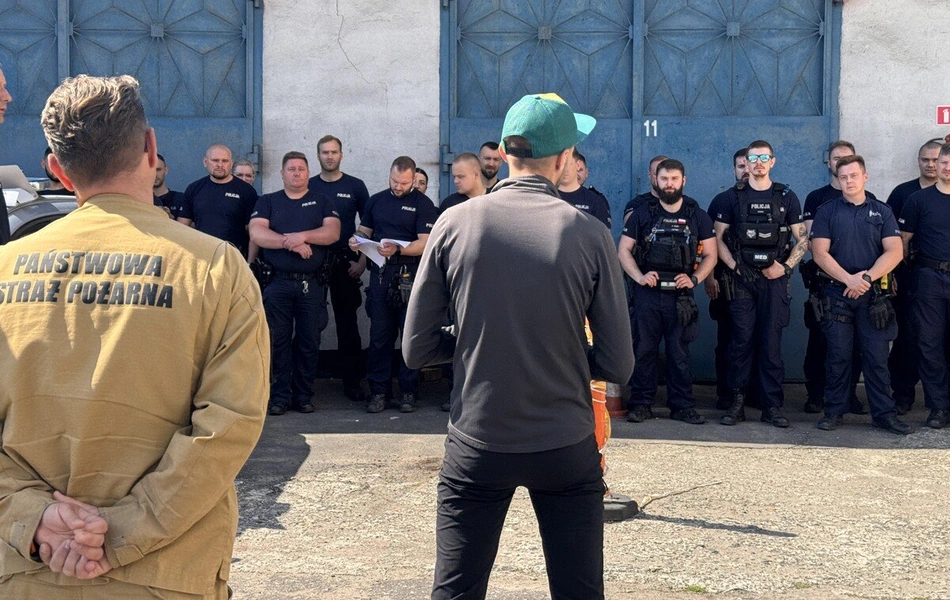 Poszukiwali zaginionego mieszkańca hostelu. Służby ćwiczyły działania kryzysowe w Bytomiu