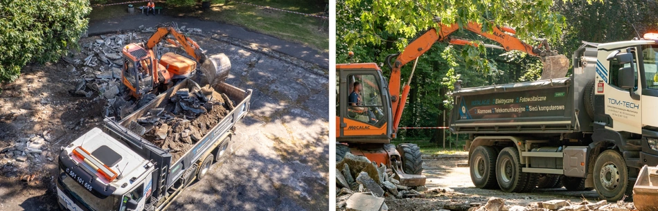 Gliwice: Prace ruszyły tuż obok Dębu Cesarskiego. Drzewo ma przetrwać modernizację bez uszczerbku