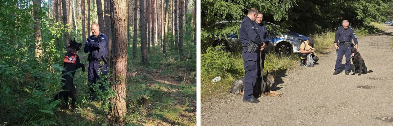 Kobieta po awanturze domowej uciekła z dzieckiem do lasu! Na szczęście to tylko scenariusz ćwiczeniowy w Rybniku
