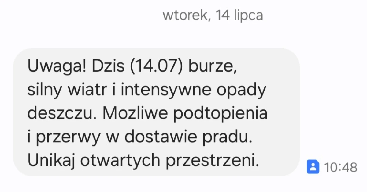 Alert RCB dla mieszkańców Śląska. Burze, ulewy i silny wiatr mogą powodować podtopienia