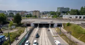 Koniec utrudnień pod wiaduktem w Sosnowcu. Ulica Piłsudskiego znów w pełni przejezdna