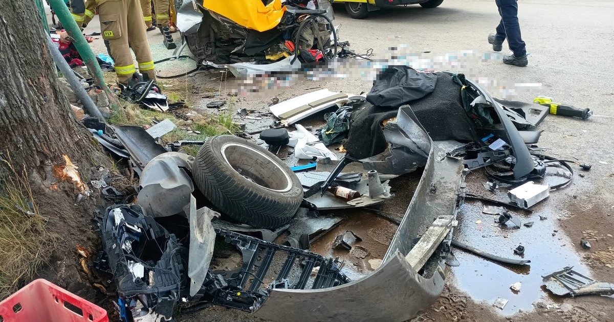 wypadek w Tąpkowicach