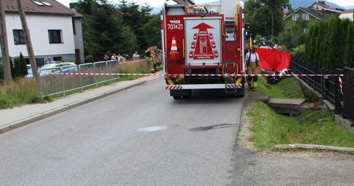 Tragedia w Lipowej. Nie żyje 46-letni motocyklista