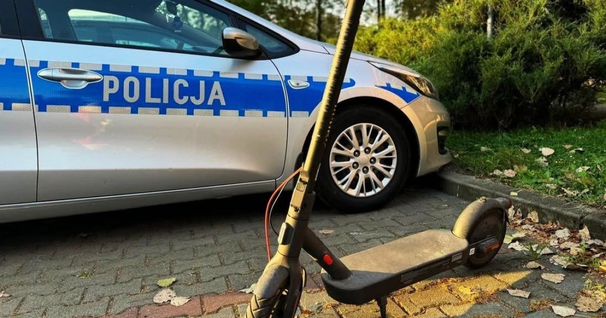 policja i hulajnogi