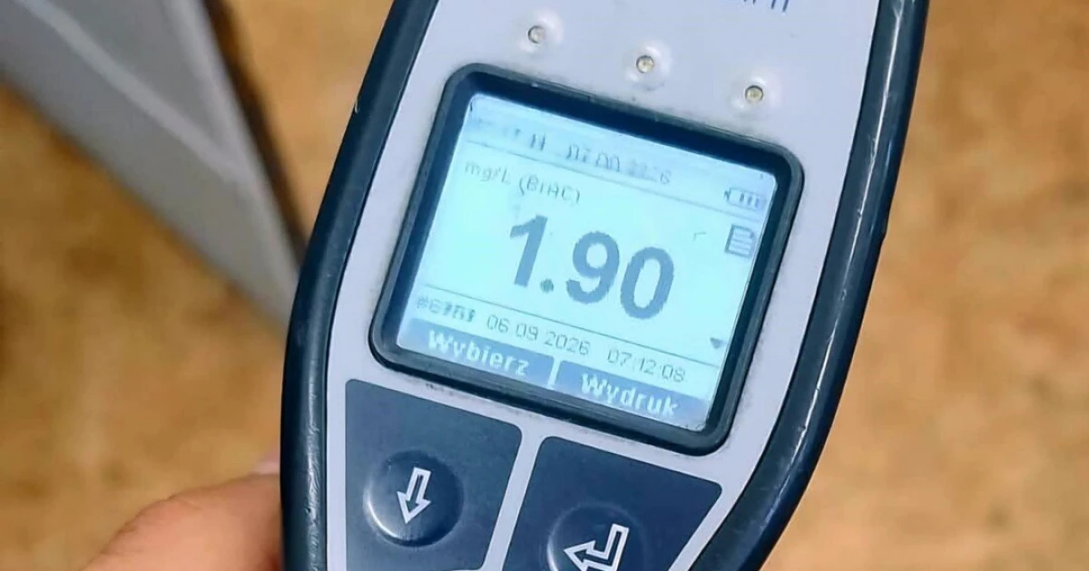 Blisko 4 promile i kolizja na parkingu – „Trunek wypił się sam”