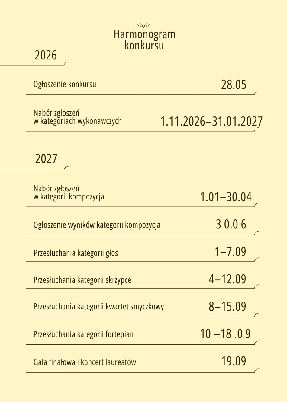 Katowice gospodarzem III Konkursu im. Karola Szymanowskiego. Ogłoszono datę wydarzenia