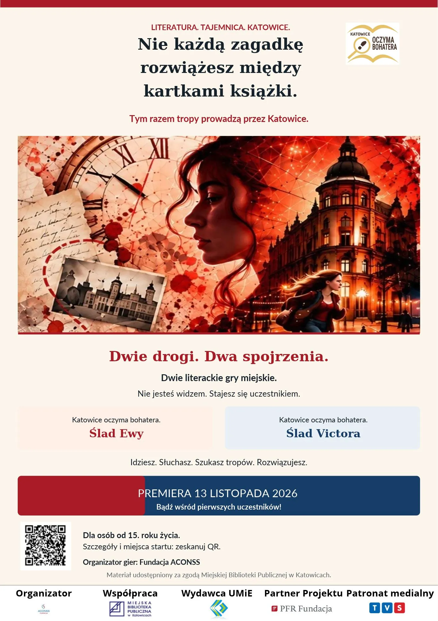 Katowice jak z thrillera. Literacka gra przenosi czytelnika na ulice miasta.