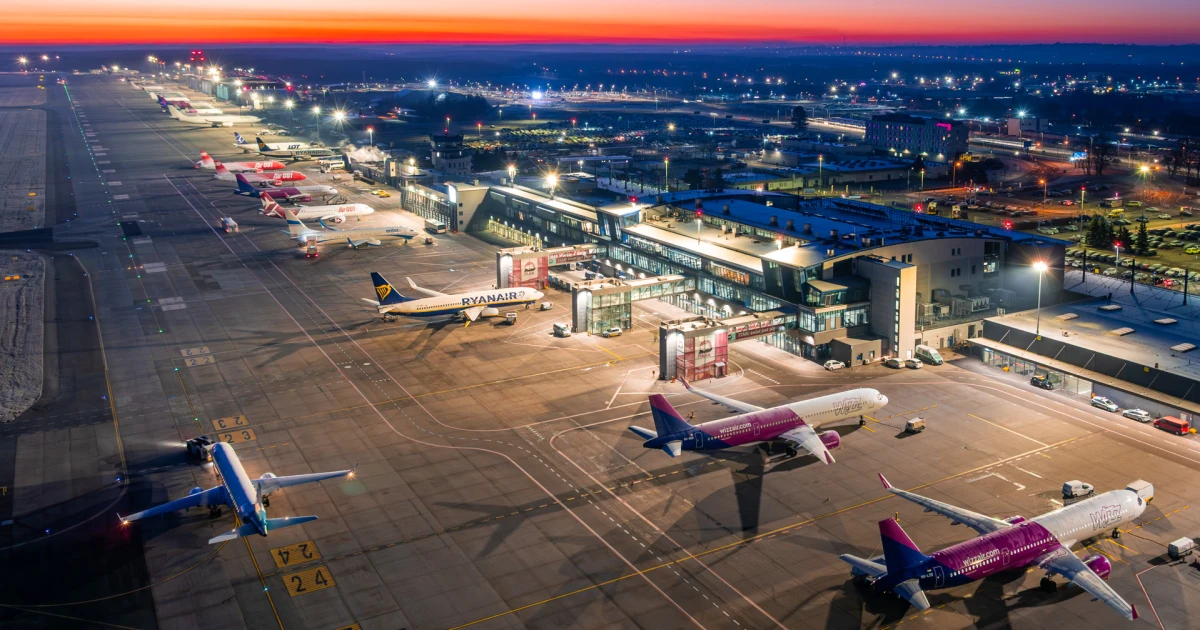Zimowy rozkład lotów Katowice Airport