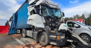 Tragiczny karambol na obwodnicy Zawiercia i Poręby. Zginęły dwie osoby