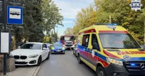 Dramatyczne sceny w Rudzie Śląskiej. Kobieta zasłabła za kółkiem BMW