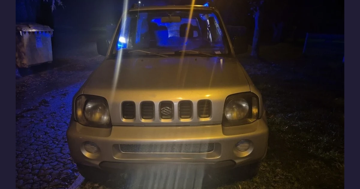 Prawie 3 promile i jazda po trawniku