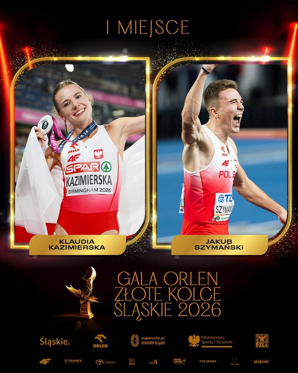 Złote Kolce 2026 rozdane! Kazimierska i Szymański z nagrodami na Śląskim