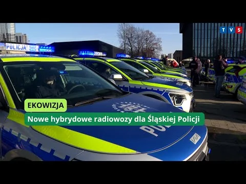 Obrazek YouTube: Nowe hybrydowe radiowozy dla Śląskiej Policji - EKOWIZJA listopad 2025