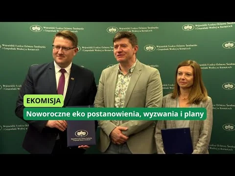 Obrazek YouTube: Noworoczne eko postanowienia, wyzwania i plany w styczniowej Ekomisji.