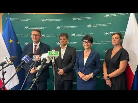 Obrazek YouTube: EKOMISJA- umowa z Gminą Bestwina, Wodociągami Cieszyńskimi i Śląskim Związkiem Pszczelarzy.