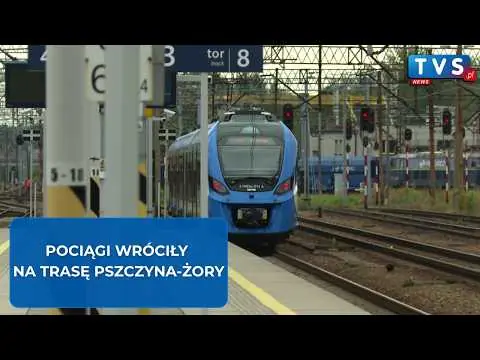 Obrazek YouTube: Pociągi wróciły na trasę Pszczyna-Żory