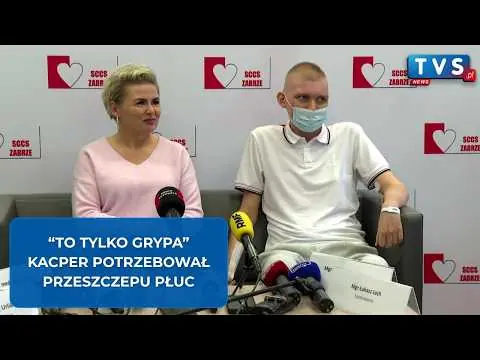 Obrazek YouTube: Grypa doprowadziła do przeszczepu płuc. Historia 18-letniego Kacpra