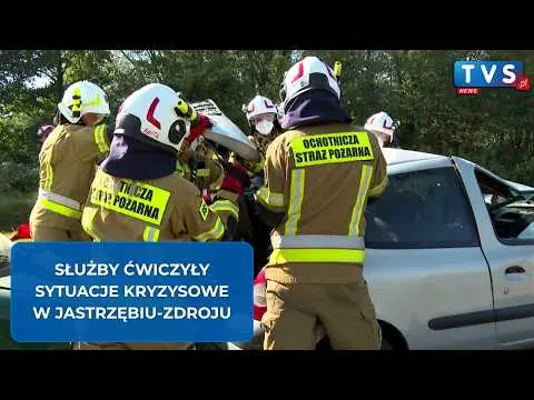 Obrazek YouTube: Służby ćwiczyły sytuacje kryzysowe w Jastrzębiu-Zdroju